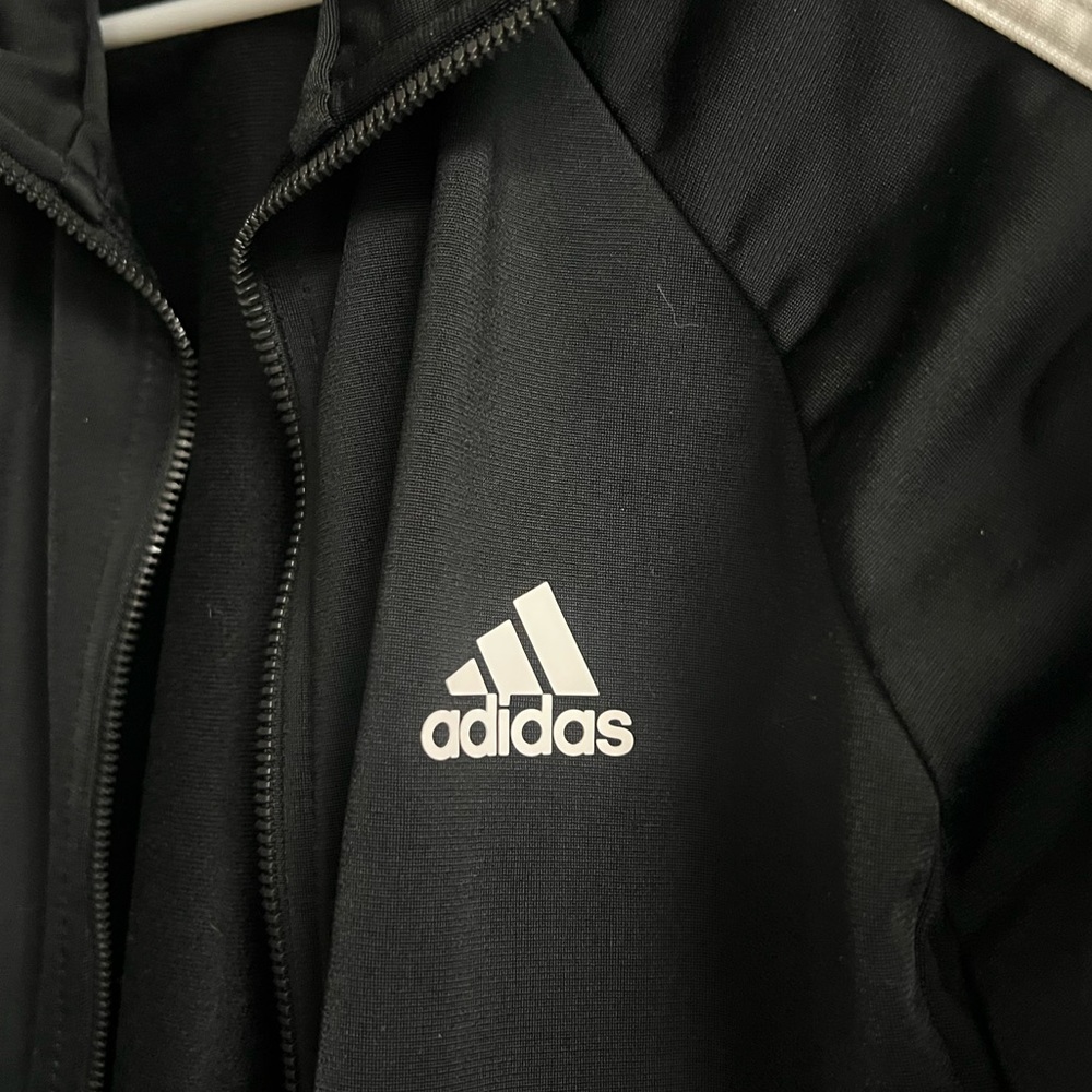 Adidas Original Full Zip Sweater (Black)